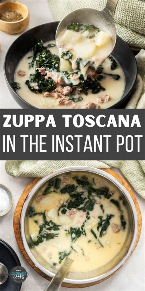 Instant Pot Zuppa Toscana Sustainable Cooks