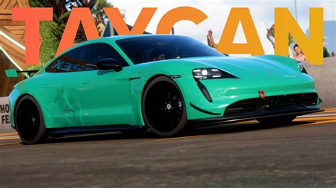 New Porsche Taycan Build Forza Horizon Youtube