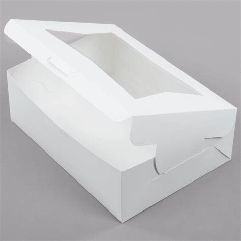 19x14x65 Half Sheet Cake Box With Window Frans Cake And Candy