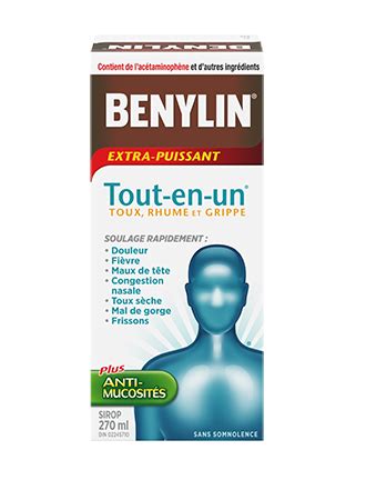 Sirop anti mucosités BENYLIN Canada