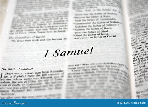 Book Of 1 Samuel Royalty Free Stock Photography - Image: 38717277