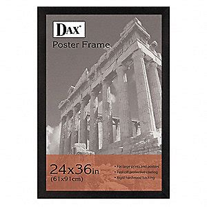 DAX Poster Frame, Black, 36x24 In. - 35W689|DAX2863U2X - Grainger