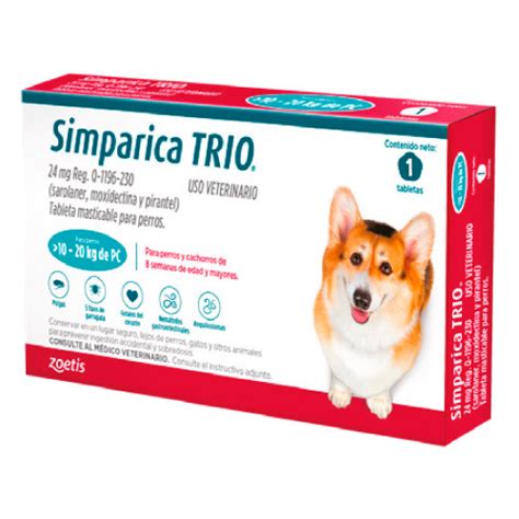 Simparica Trio Mg Tab Kg Urban Vet Mex