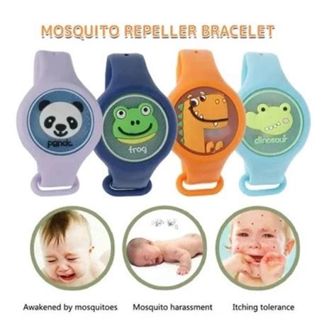 Relógio para Menino Infantil Anti Mosquito Repelente Figurinhas Entrega