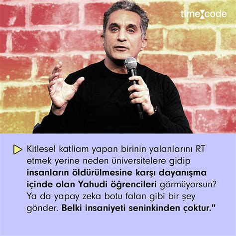 Mısırlı komedyen Bassem Youssef tan Elon Musk a tepki