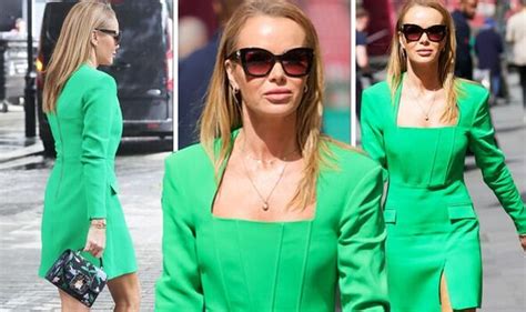 Amanda Holden 51 Flashes The Flesh As She Parades Endless Legs In