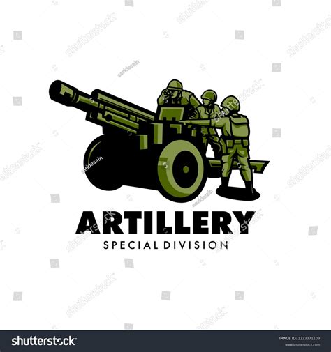 Artillery Special Division Logo Illustration Vector Stock Vector (Royalty Free) 2233371109 ...