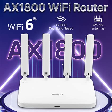 Fvi Enrutador Inal Mbrico Ax Wifi De Doble Banda Enrutador De