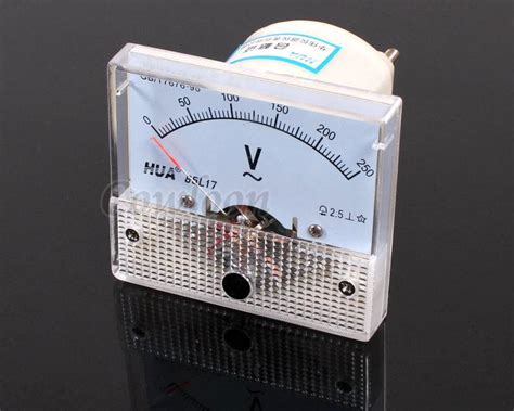 Ac 250v Analog Volt Voltage Panel Meter Pointer Voltmeter Gauge 0 250v 85l1 Ebay