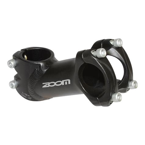 Potence VTT route Zoom relevé 25 31 8mm L 90mm noir Partie cycle