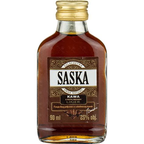 Likier Saska Kawa z Nutą Brandy 90 ml