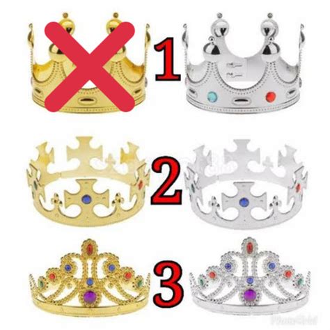 Jual Mahkota Raja Dan Ratu Ulang Tahun Crown King Crown Queen HBD