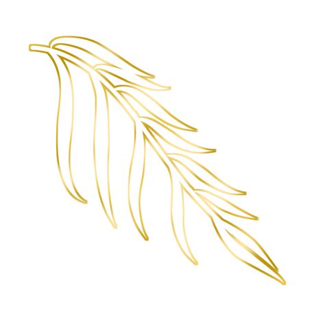 Gold Leaf Illustration 16774977 Png