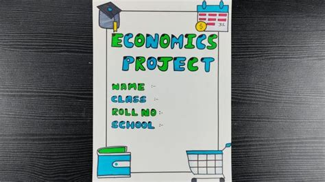 Easy Front Page Design Economics Project // Economics Front Page Design // Project File ...