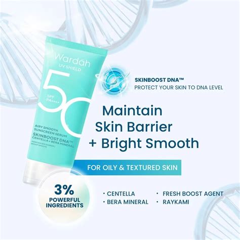 Jual Wardah Uv Shield Airy Smooth Sunscreen Serum Spf Pa Ml