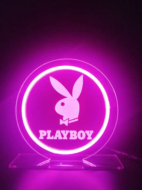 Playboy Neon Sign Desk Lamps Neon Night Light Neon Sign Etsy