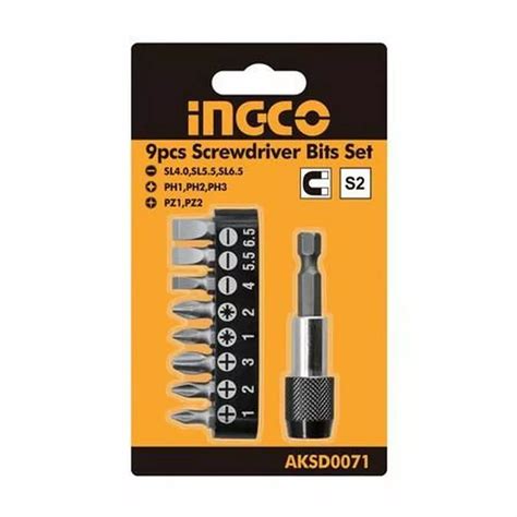 Buy Ingco 9pcs Screwdriver Bit Set AKSD0071 NidaDanish Tanzania