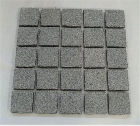 Fan Shaped G Dark Grey Granite Driveway Pavers Paving Stone