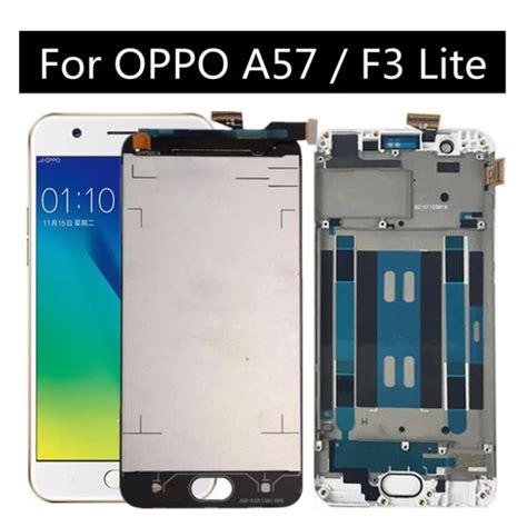 Lcd With Frame For Oppo A57 F3 Lite Lcd With Touch Screen Display Replacement Assembly Lazada Ph