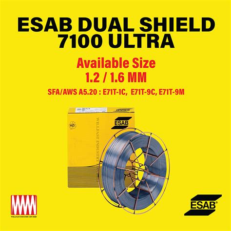 Esab Dual Shield Ultra E T C Fcaw Wire