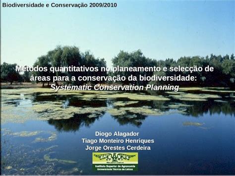 Ppt Biodiversidade E Conserva O M Todos Quantitativos No