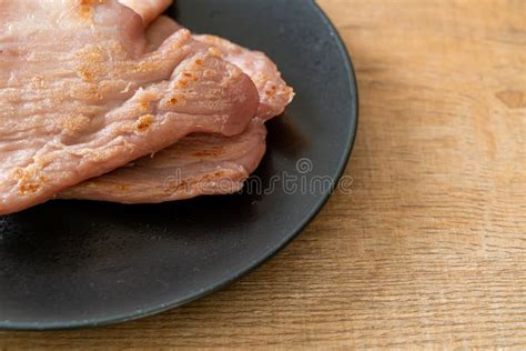 Fried Sun Dried Pork Stock Photo Image Of Cooking Barbecue