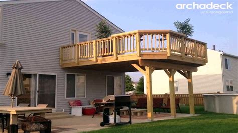 How To Build A Deck Over A Concrete Patio Builders Villa