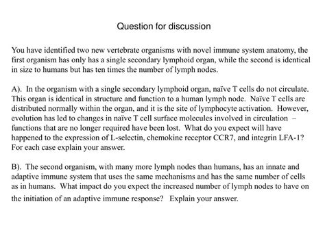 Ppt Lymphocyte Activation Recognition David Straus Dbstraus Vcu