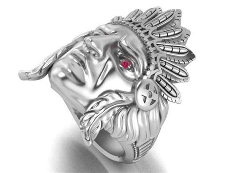 American Indian Ring 3d Model 3d Printable Cgtrader