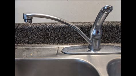 Delta Kitchen Sink Faucet Repair Youtube