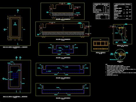 Diesel Generator Base And Fuel In Autocad Cad 251 Mb Bibliocad