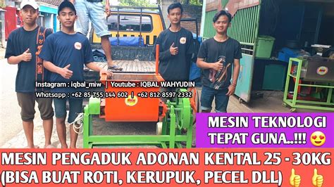 Mesin Adukan Kental Tipe Kg Pengaduk Adonan Bolang Baling Roti