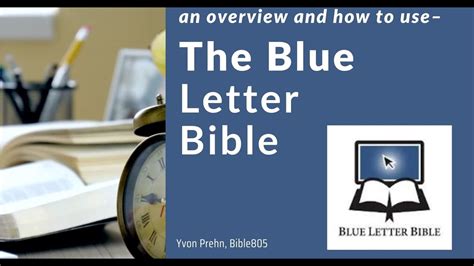 Blue Letter Bible Website And App Overview And Tour Youtube