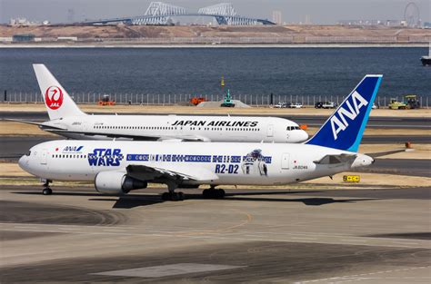 全日空 Boeing 767 300 Ja604a 羽田空港 航空フォト By Bk Jeongさん 撮影2016年02月17日