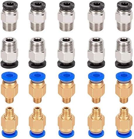 Amazon Eowpower 10 Pieces PC4 M6 Pneumatic Straight Fitting Joint