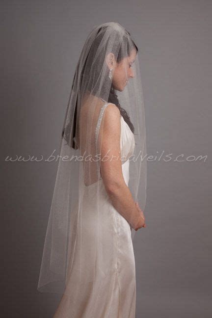 Bridal Veiltulle Bridal Veil Single Layer Wedding Veil Etsy Bridal