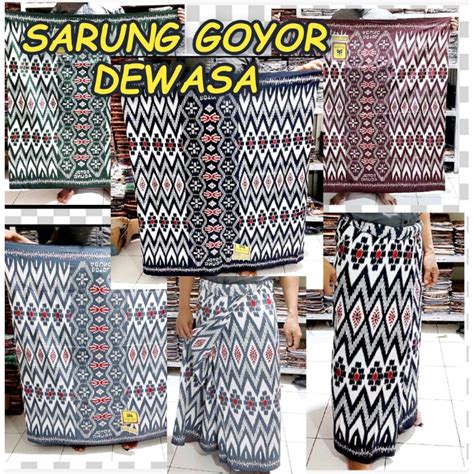 Jual SARUNG GOYOR PRINTING UKURAN DEWASA Sarung Sholat Sarung Pria