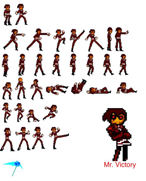 Mr Victory Sprite Sheet By Grantgooston On Deviantart