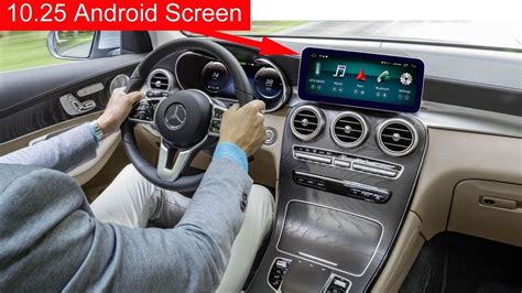 10 25 Android Screen Installation For Mercedes Glc And C Class W205 2015 2018 Youtube