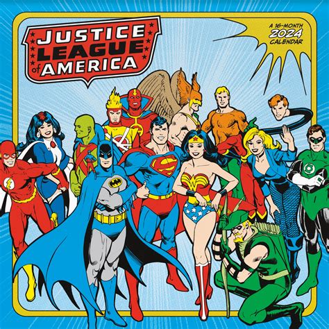 DC To Release JUSTICE LEAGUE CALENDAR With JOSE LUIS GARCIA LOPEZs