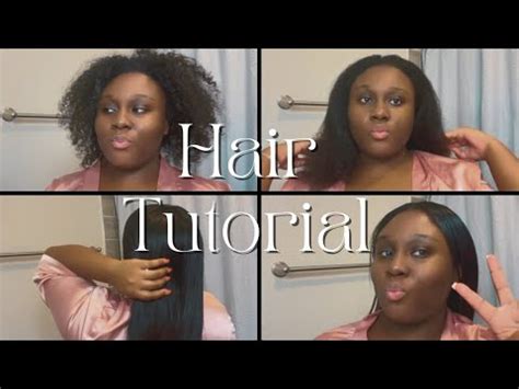 How I Straighten My Natural Hair YouTube