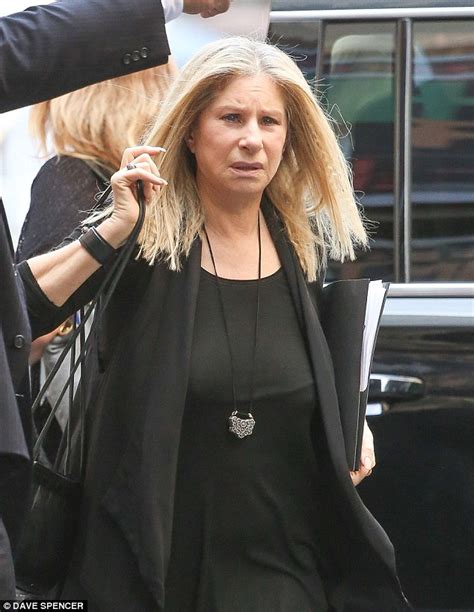 Barbra Streisand shows off crimped blonde tresses in New York | Daily ...