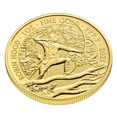 Robin Hood 2021 1 Oz Miti E Leggende D Oro Goldcoinvest