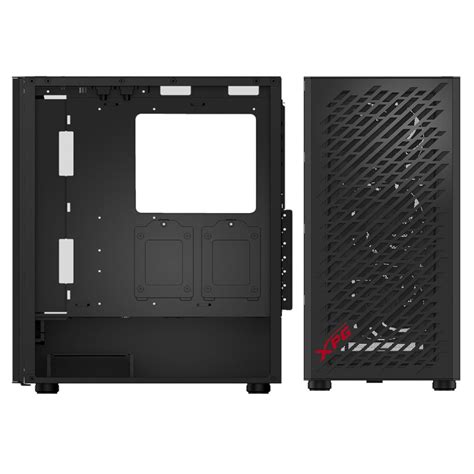 XPG Valor Air Mid-Tower ATX Case - Black | RB Tech & Games