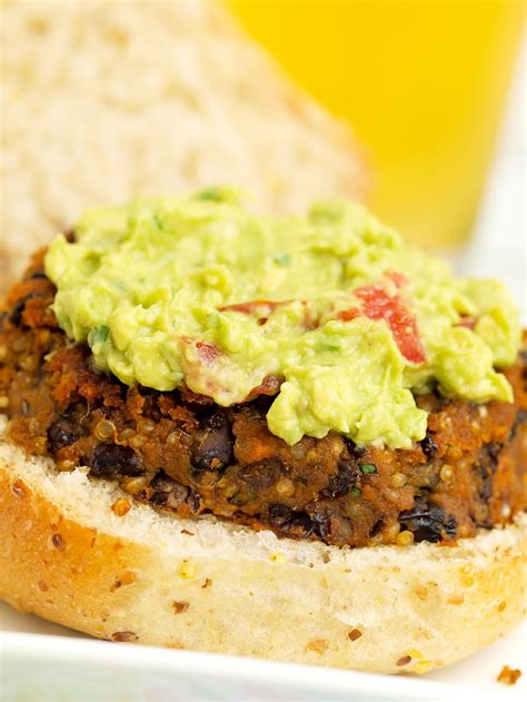 Sweet Potato Black Bean Burgers I Really Liked These And They Stayed Together Pretty Well