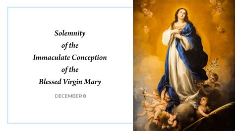 Solemnity Of The Immaculate Conception Of The Blessed Virgin Mary North Star