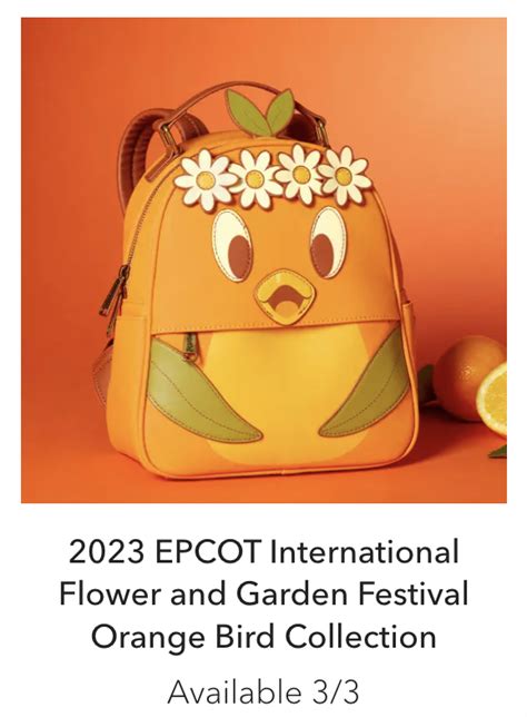 New Orange Bird Munchling And Sipper Coming To Epcot Flower