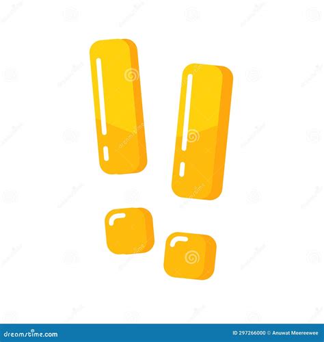 exclamation mark  quote text box surprise concept stock vector