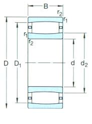 C Kv Carb Toroidal Roller Bearing Wafangdian Dajiang Bearing