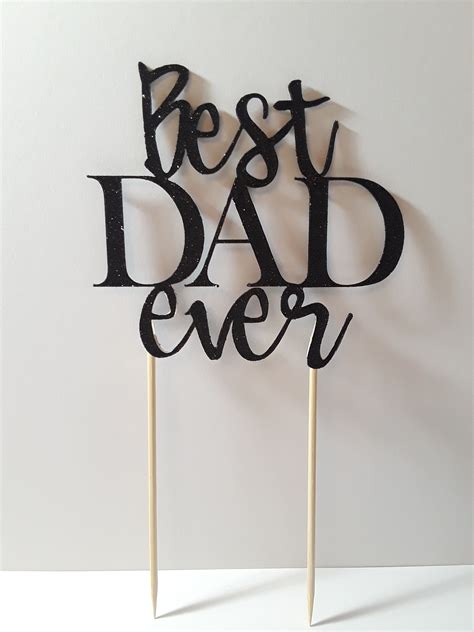 Best Dad Cake Topper Printable